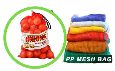 Customized 50kg Plastic PE Leno Mesh Bag with Drawstring for Potato and Onion Packing Offset Printing Packaged for Usage