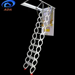 Cabina Loft escaleras sótano retráctil plegable aleación <span class=keywords><strong>de</strong></span> aluminio ático escaleras - Product Image 1