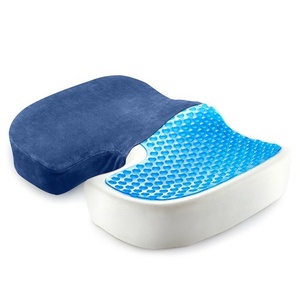 Velboa coussin de siège en forme de U chaise de voyage mousse à mémoire de forme respirante <span class=keywords><strong>coccyx</strong></span> fesses soulagement des hémorroïdes oreillers lombaires coussins de siège - Product Image 3