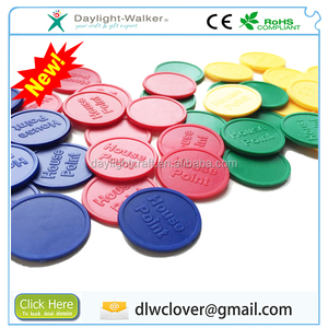 Pièces de monnaie en <span class=keywords><strong>plastique</strong></span> gaufrées, support publicitaire Souvenir pour boissons, sacs à imprimer et de Type PS - Product Image 4