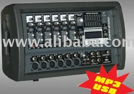 sell cabinet power mixer (PLASTIC BOX .AUDIO.MP3.USB)