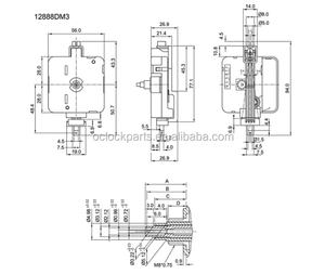 Phong Trào Đồng Hồ Quả Lắc <span class=keywords><strong>Mini</strong></span> Thị Trấn Trẻ 12888 Phong Trào Đồng Hồ Quả Lắc Nhỏ - Product Image 3