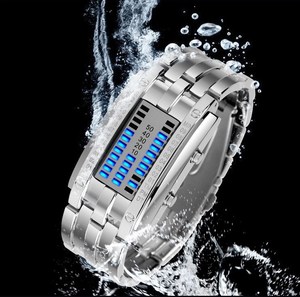 Binary led watch unique design 5ATM water resistant unisex custom watches - Product Image 2