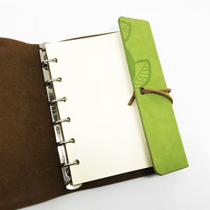 مخصص خمر ليف ديكور فو جلد البقر دوامة دفتر الصفحة الإبداعية جيب السفر دفتر يومي - Product Image 2