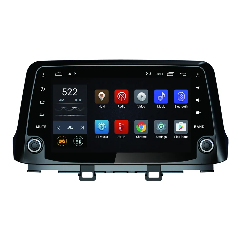 9-дюймовый автомобильный аудио радио для Hyundai KONA Автомобильный мультимедийный плеер Android 10,0 системы
