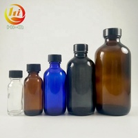 Flacon en verre ambré de 15 ml avec bouchon phénolique 18-400 et insert polycone
