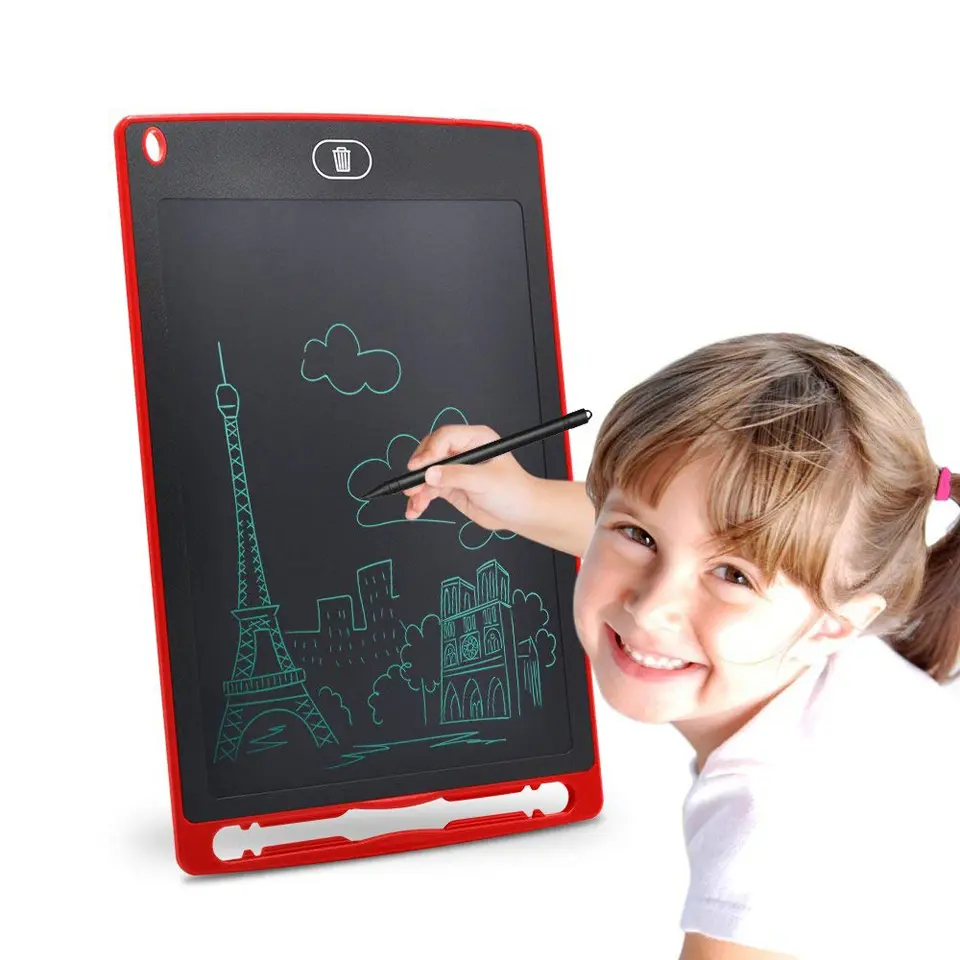 8,5 10 12-Zoll-LCD-Schreibtablett digitaler Zeichenblock für Kinder mit Speichers perre