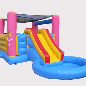 Big Custom Blow up Bounce House Water Slide Commercial Moon Bouncer Slide for Kids