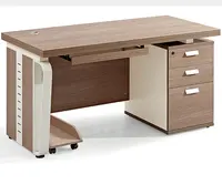 Office Desk Furniture Panel Wooden Computer Desk One Seater Table Staff Office Desk