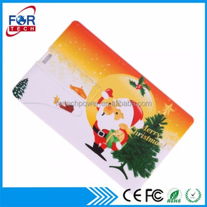 Cadeaux de noël Carte de Crédit USB Flash Drives Merci Cartes USB Disque 16 gb/32 gb Pas Cher Stylo Lecteurs pour La Promotion - Product Image 6