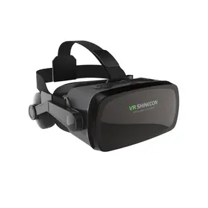 VR shinecon מציאות מדומה אוזניות VR 3d משקפיים חג המולד מתנה לשוק בארה"ב