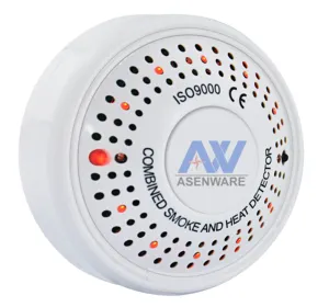 DC 48V operation Smoke Detector with Auto-Reset ,Relay Output and sounder