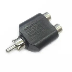 RCA Plug to 2 RCA Jacks Audio Adapter