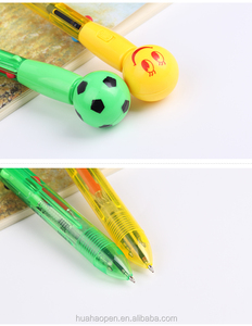 Mignon de bande dessinée coréenne stylo court stylo à bille à bille caractère avec différents couleur recharges - Product Image 6