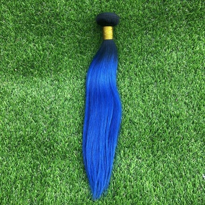 Aliexpress สองโทนสี Ombre <span class=keywords><strong>Loreal</strong></span> <span class=keywords><strong>Hair</strong></span> Color 1B/ส่วนต่อผมสีฟ้า - Product Image 4
