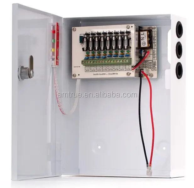 Amtrue 60w 12v 5a 8ch Cctv Ac/dc Ups 100 To 240v Input Voltages,Power Box