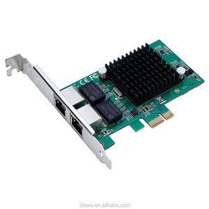Diefu — <span class=keywords><strong>carte</strong></span> <span class=keywords><strong>réseau</strong></span> Intel 82575, 1000 mb/s, double port, originale - Product Image 3