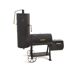 Trolley Bbq Grill Houtskool Outdoor Commerciële Draagbare Grill Tafel Top Nieuwe Barbecue China Bbq Gas Oven Met Offset Roker