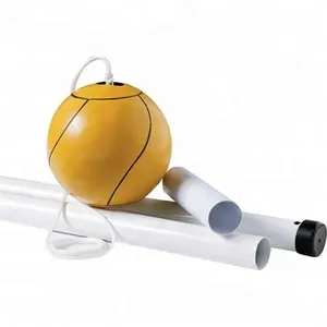 Tragbare Weichen Gummi Tetherball Ständer Set mit Stahl Pole