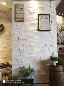 Đá Cẩm Thạch Trắng Ledgestone Đá Trang Trí Tự Nhiên Ốp Tường - Product Image 2