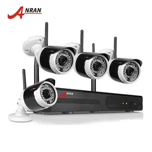 ANRAN Professionelle drahtlose 1080 p hd ip cctv 60 m nachtsicht sicherheit cctv-kamera system mit 2 t hdd wifi nvr