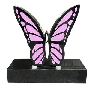 화강암 동물 Color Butterfly 비석