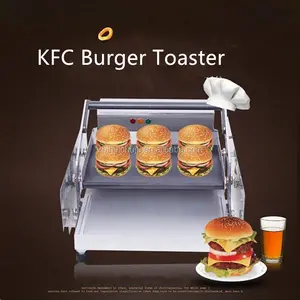 Dapur Restoran Cepat Makanan Menggunakan Mesin Panggang Burger Hamburger