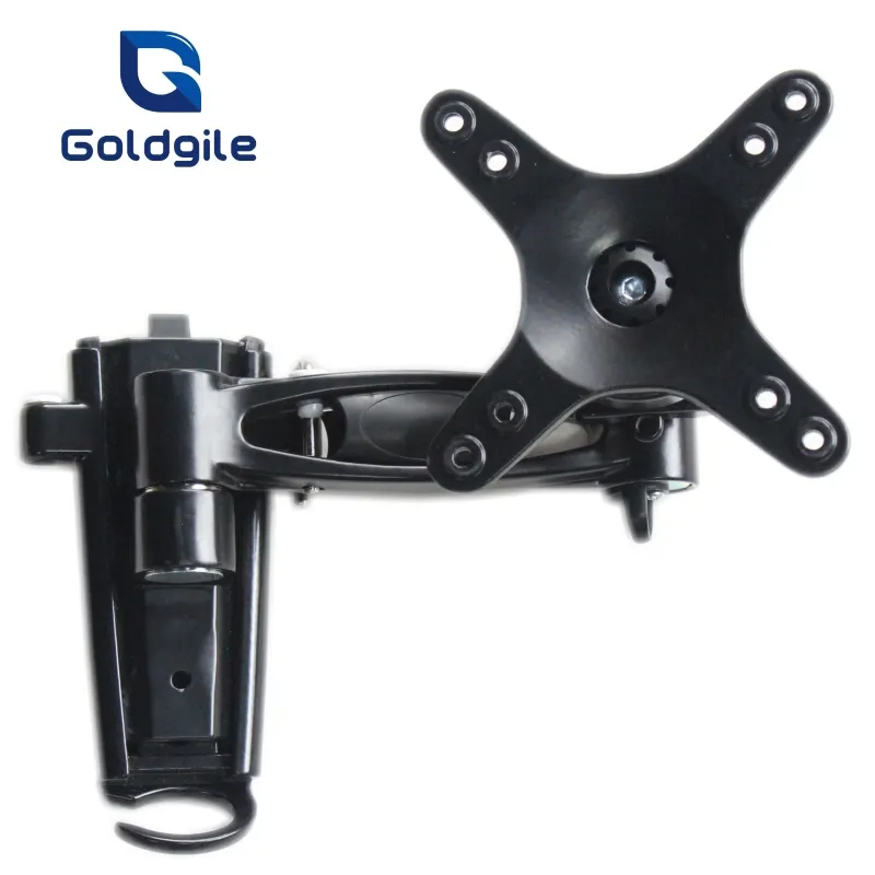 Goldgile 180 degree LCD TV Wall Mount Bracket with Locking System for 10"-27"