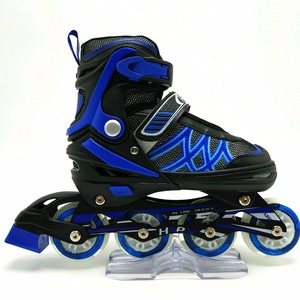 อินไลน์สเก็ตพร้อมหมวกกันน็อคและชุดการ์ด Airwalker Powerslide กระพริบล้อสเก็ตเด็ก - Product Image 3