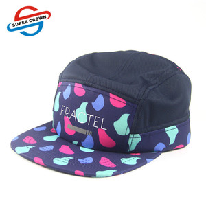 Al aire libre al diseño de su propio de sublimación impreso sombrero 5 Panel Snapback Cap - Product Image 1