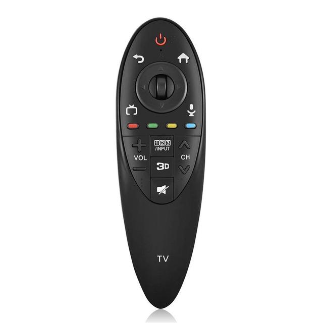 AN-MR500 Replacement Remote Control for 3D Smart TV Black ABS Material 10-16M Range No Voice or Magic Features
