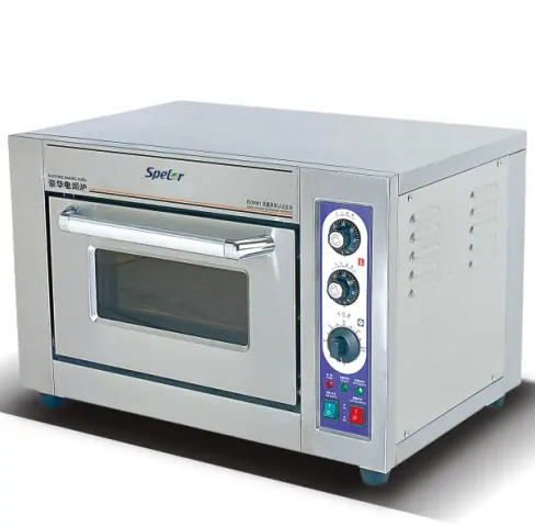 Luxury commercial bread pizza electric single deck oven