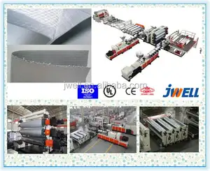 JWELL-लचीला पीवीसी रोल/waterproofing झिल्ली उत्पादन लाइन