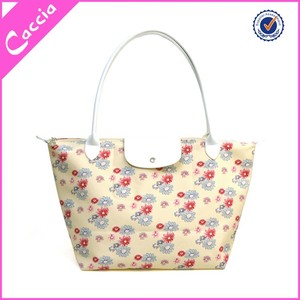 Gros pvc sac à main de dame polylaminé <span class=keywords><strong>layd</strong></span> d'épaule de sac fleur motif shopping sac - Product Image 2