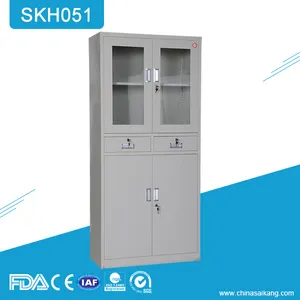 SKH051 Gabinetes de almacenamiento baratos del instrumento de la medicina de la puerta de cristal