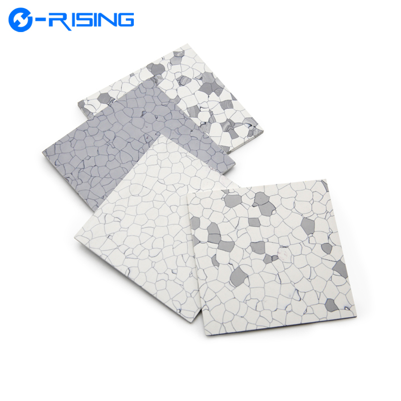 Лидер продаж, 600*600 мм, 2,0 мм, белая Антистатическая виниловая напольная плитка ESD с аксессуарами на заказ