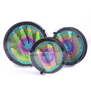 Nouvelle conception ronde arc-en-ciel pointu en plastique <span class=keywords><strong>Pinart</strong></span> Sculpture en plastique tridimensionnelle - Product Image 1