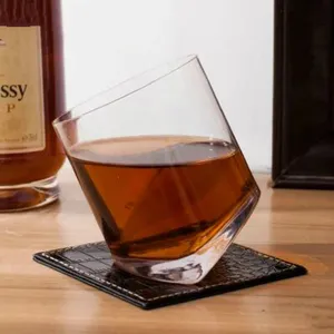 Yeni tasarım tumbler cam viski bardağı kristal cam bardak için bar promosyon