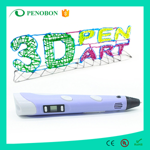 2017 Penobon venta caliente OEM personalizado 3d pluma con pantalla LCD nueva 3 <span class=keywords><strong>d</strong></span> pluma - Product Image 3