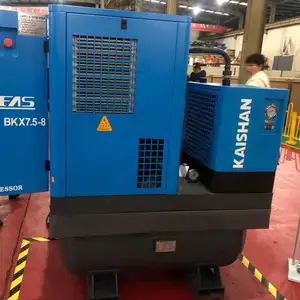 Boree 7.5kw parafuso combinado compressor de ar e tanque de pressão e secador de ar conjunto/preço barato para secador, tanque, compressor