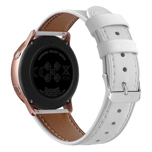 Tschick per cinturini attivi per orologi Samsung <span class=keywords><strong>Galaxy</strong></span>, cinturini di ricambio per cinturini in vera pelle di lusso a sgancio rapido da 20mm per <span class=keywords><strong>Galaxy</strong></span> 42mm - Product Image 2