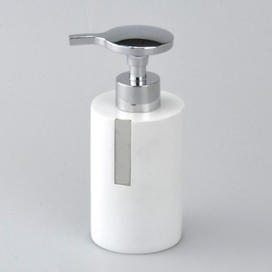 เครื่องจ่ายสบู่ทรงถังสีเทาโพลีชั้นสูง - Product Image 2