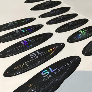 Adesivo de vinil holográfico epóxi 3d, adesivo personalizado à prova d'água - Product Image 2