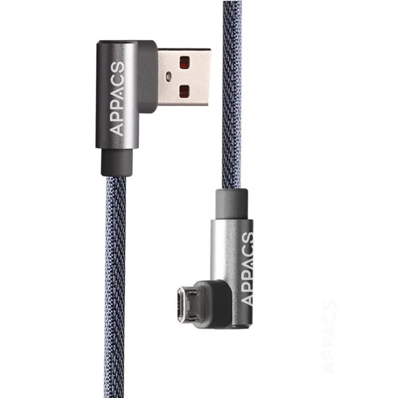 Newest Model Right Angle Reversible USB Cable Double Sided Micro USB Cable 3m 10ft type c usb cable