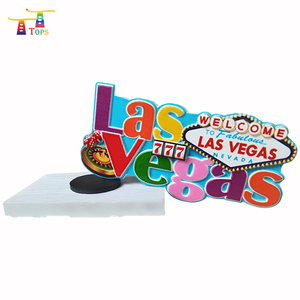 Finland Noway Denmark Las Vegas Tourist Souvenir Custom logo 3d Cartoon Figure <strong>Poly</strong> Resin <strong>Magnet</strong> - Product Image 5