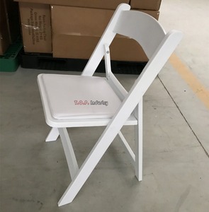 Used Modern Portable Birch Wood <strong>Folding</strong> <strong>Dining</strong> <strong>Chairs</strong> for Hotel and Outdoor Use - Product Image 4