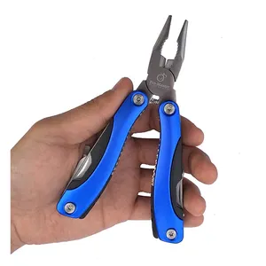 Best Multitool 15 in 1 Portable Pocket Multifunctional Multi tool With Folding Saw Sharp Knife Wire Cutter Pliers