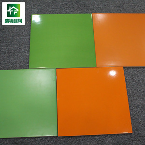 600x600 300x300 doble capa pulido baldosas de porcelana naranja color esmaltado piso y pared tils - Product Image 5