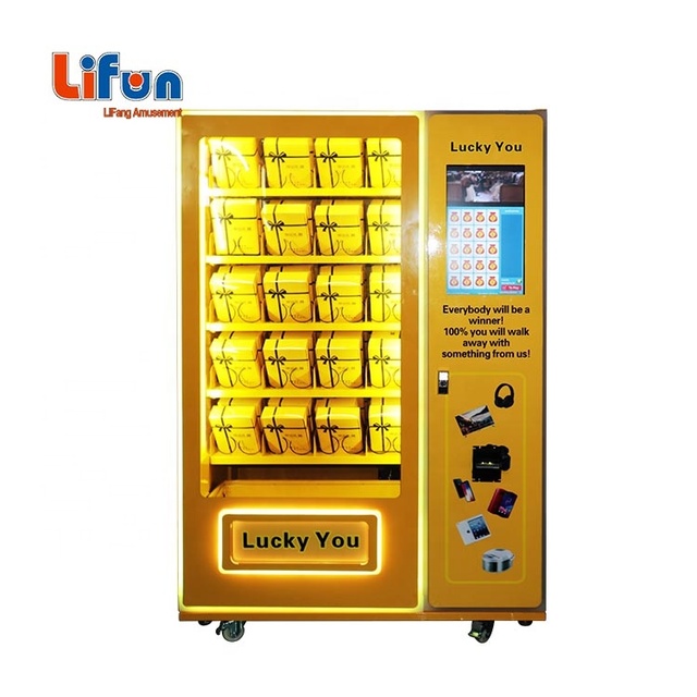 Factory LIFUN Coin and Banknote Operated Mystery Lucky Box Game Vending Machine Customized Prize Gift Shopping Malls for Sale