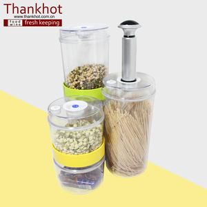 Vide Pot De Rangement En Plastique Conservateur Alimentaire conteneur - Product Image 5